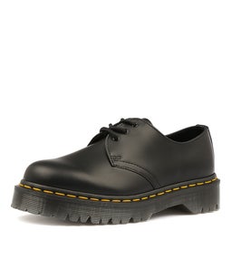 1461 BEX 3 EYE SHOE BLACK SMOOTH LEATHER