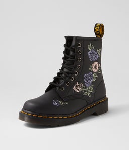 1460 VONDA BLACK GENIX NAPPA LEATHER