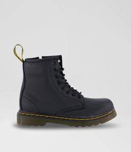 1460 JUNIOR BLACK LEATHER