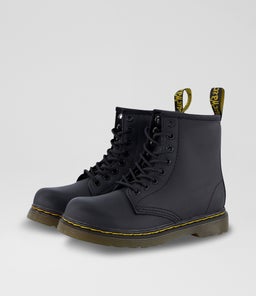 1460 JUNIOR BLACK LEATHER