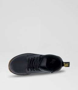 1460 JUNIOR BLACK LEATHER