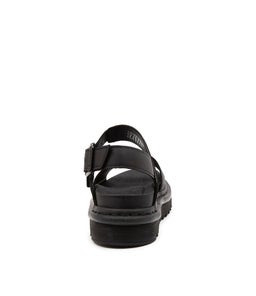 VOSS SANDAL DM BLACK LEATHER