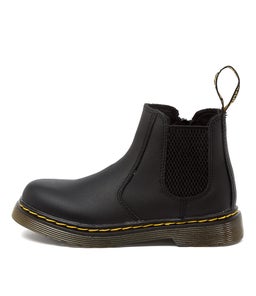 2976 CHELSEA BOOT JUNIOR DM BLACK LEATHER