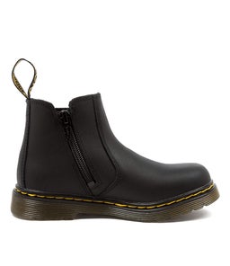 2976 CHELSEA BOOT JUNIOR DM BLACK LEATHER