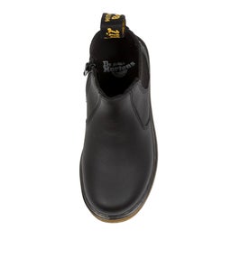 2976 CHELSEA BOOT JUNIOR DM BLACK LEATHER