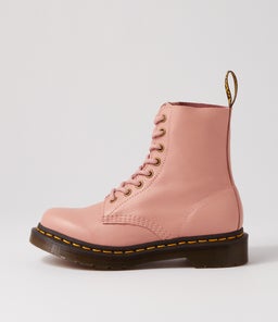 1460 PASCAL 8 EYE BOOT DM PEACH BEIGE LEATHER
