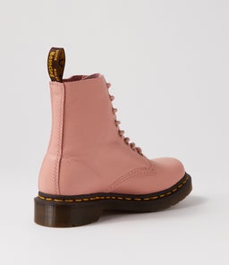 1460 PASCAL 8 EYE BOOT DM PEACH BEIGE LEATHER