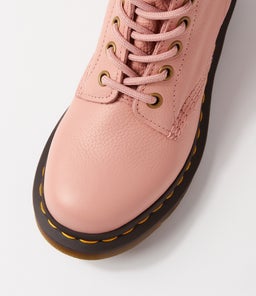 1460 PASCAL 8 EYE BOOT DM PEACH BEIGE LEATHER