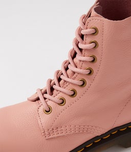 1460 PASCAL 8 EYE BOOT DM PEACH BEIGE LEATHER