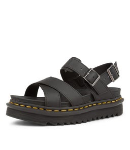 VOSS II SANDAL DM BLACK LEATHER