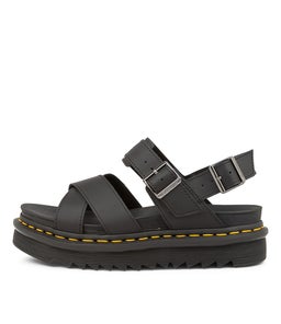 VOSS II SANDAL DM BLACK LEATHER
