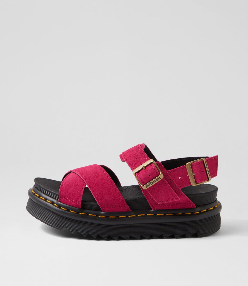 Voss 2 Sandal Fuchsia Suede Sandals