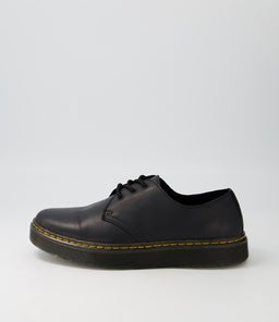 THURSTON 3 EYE SHOE DM BLACK LUSSO LEATHER