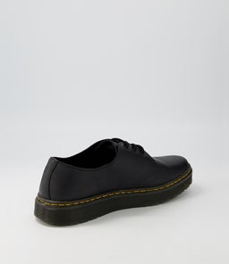THURSTON 3 EYE SHOE DM BLACK LUSSO LEATHER