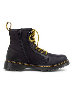 1460 PANEL JNR DM BLACK STELLAR LEATHER