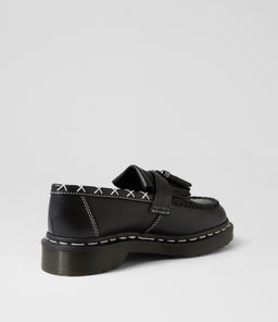 ADRIAN GA TASSEL LOAFER DM BLACK WANAMA LEATHER