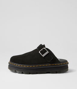 ZEBZAG MULE DM BLACK SUEDE
