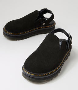 ZEBZAG MULE DM BLACK SUEDE