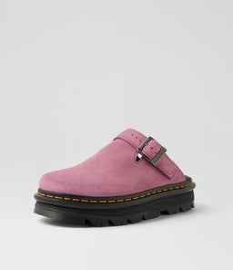 ZEBZAG MULE DM MUTED PURPLE SUEDE