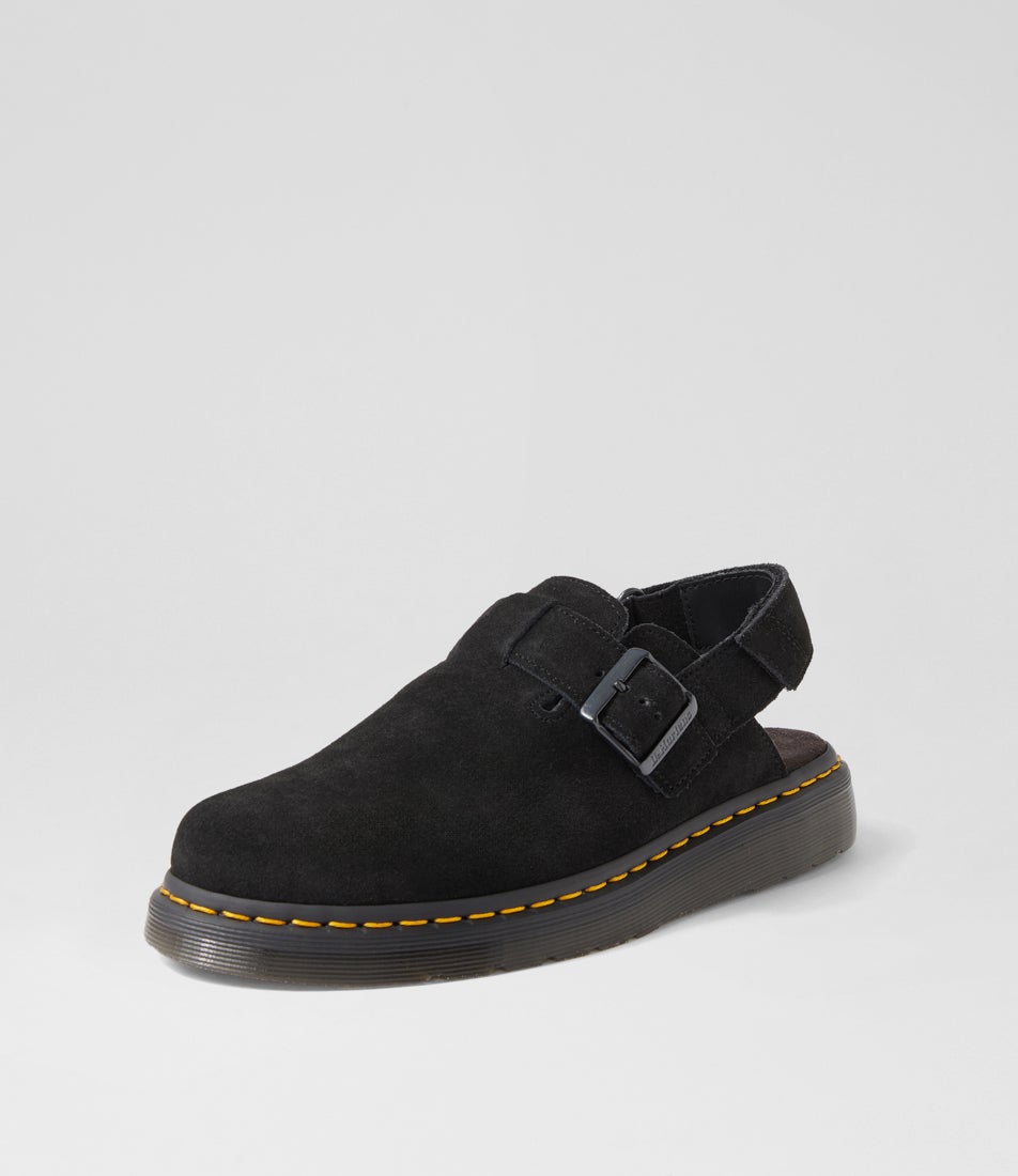 Jorge 2 Mens Black Suede Mules