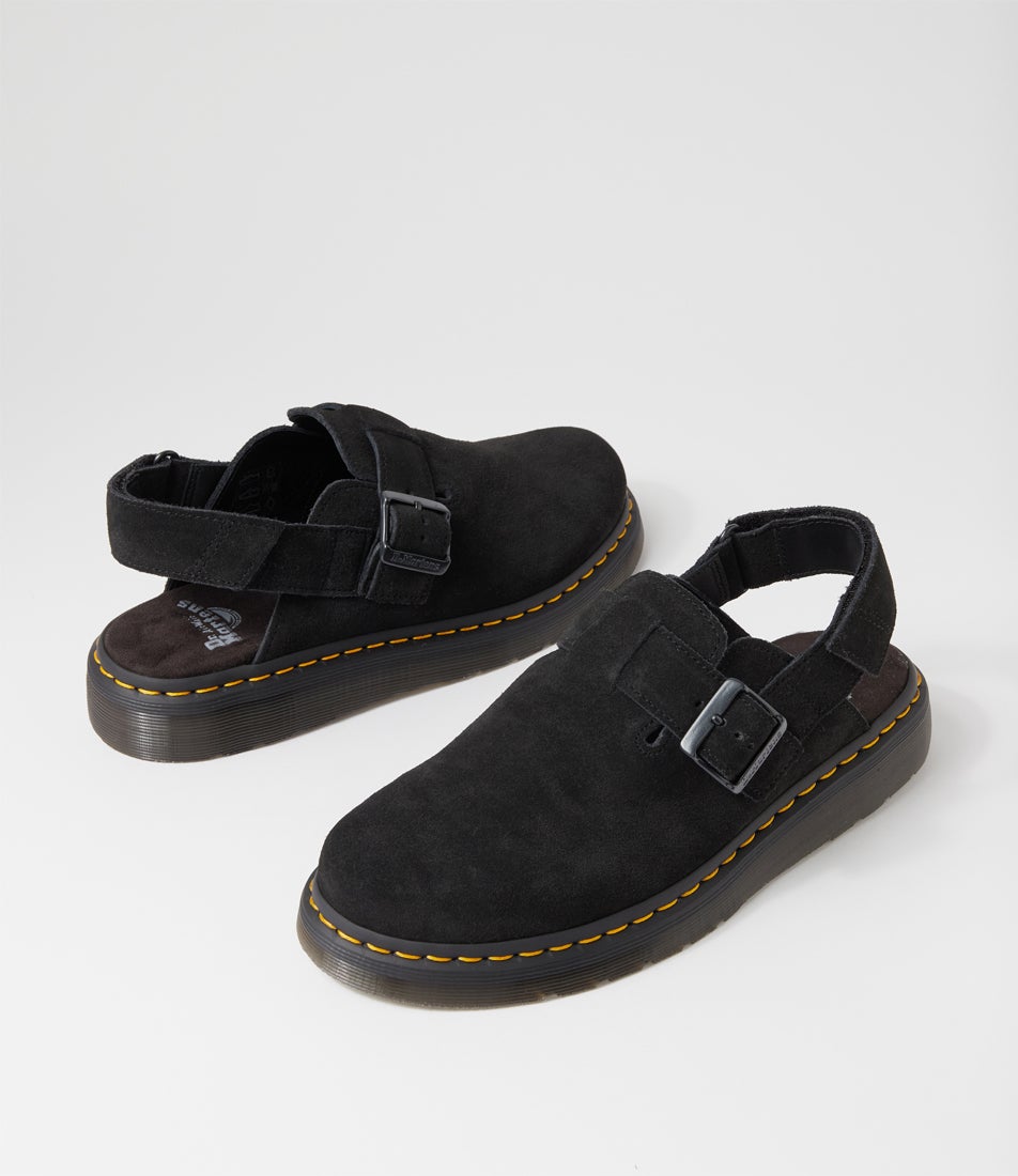 Jorge 2 Mens Black Suede Mules