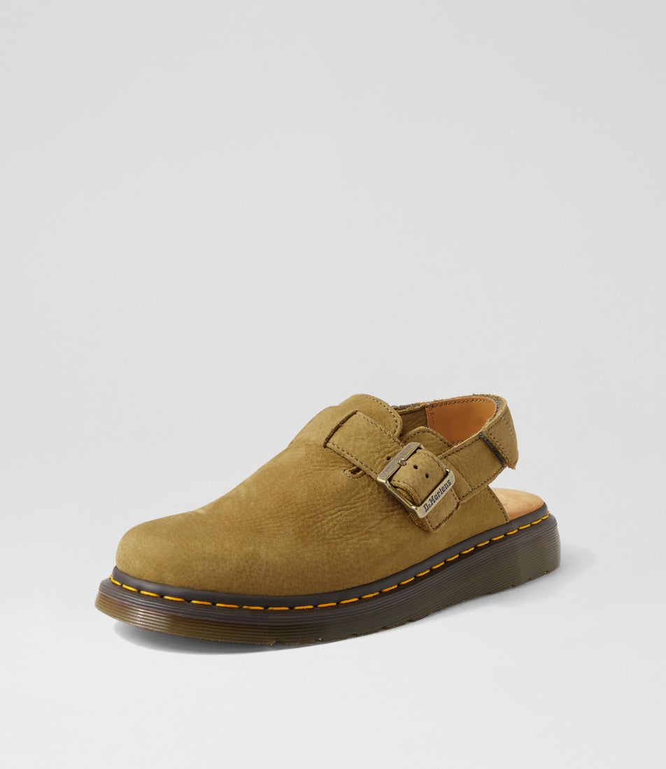 Jorge 2 Mens Muted Olive Nubuck Mules