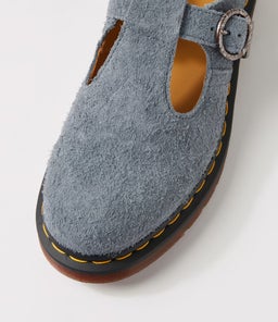 T BAR SHOE DM WASHED DENIM SUEDE
