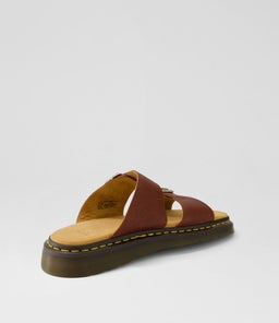 JOSEF SLIDE DM CASHEW LEATHER