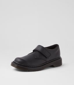 1461 KAMRON II DM MONO BLACK LEATHER