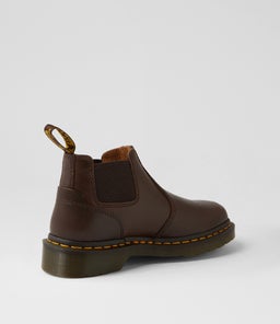 2976 CROP CHELSEA BOOT DM KELP BROWN ROGUE LEATHER