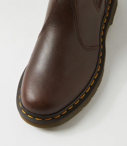 2976 CROP CHELSEA BOOT DM KELP BROWN ROGUE LEATHER