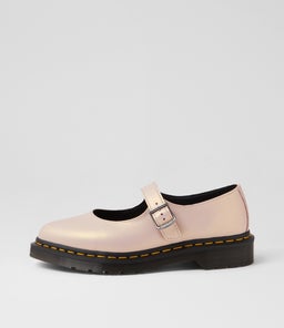 ELPHIE MJ MARY JANE SHOE DM POWDER PINK GOLD SHIFT LEATHER