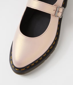 ELPHIE MJ MARY JANE SHOE DM POWDER PINK GOLD SHIFT LEATHER
