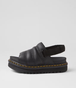 KOLE SANDAL DM BLACK ATHENA SMOOTH