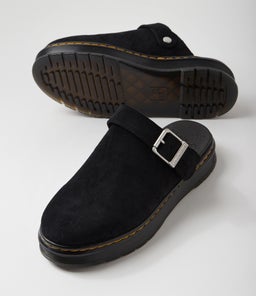BROOKLINE MULE DM BLACK BRONX SUEDE