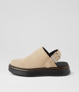 BROOKLINE MULE DM LT TAN BRONX SUEDE