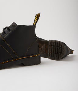 CHURCH MONKEY BOOT DM BLACK GREASY NUBUCK