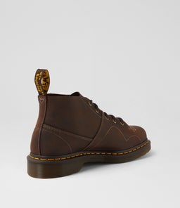 CHURCH MONKEY BOOT DM DK BROWN CRAZY HORSE NUBUCK
