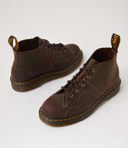 CHURCH MONKEY BOOT DM DK BROWN CRAZY HORSE NUBUCK