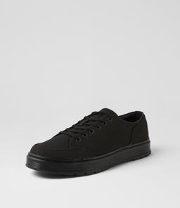 BROOKLINE CANVAS 6 TIE SHOE DM BLACK CANVAS