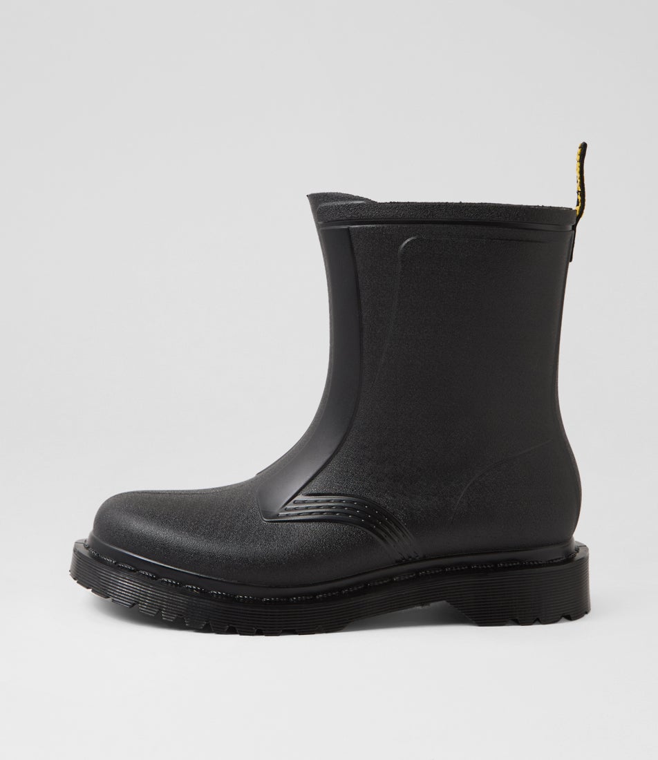 1460 Sub Max Pull On Black Pvc Ankle Boots