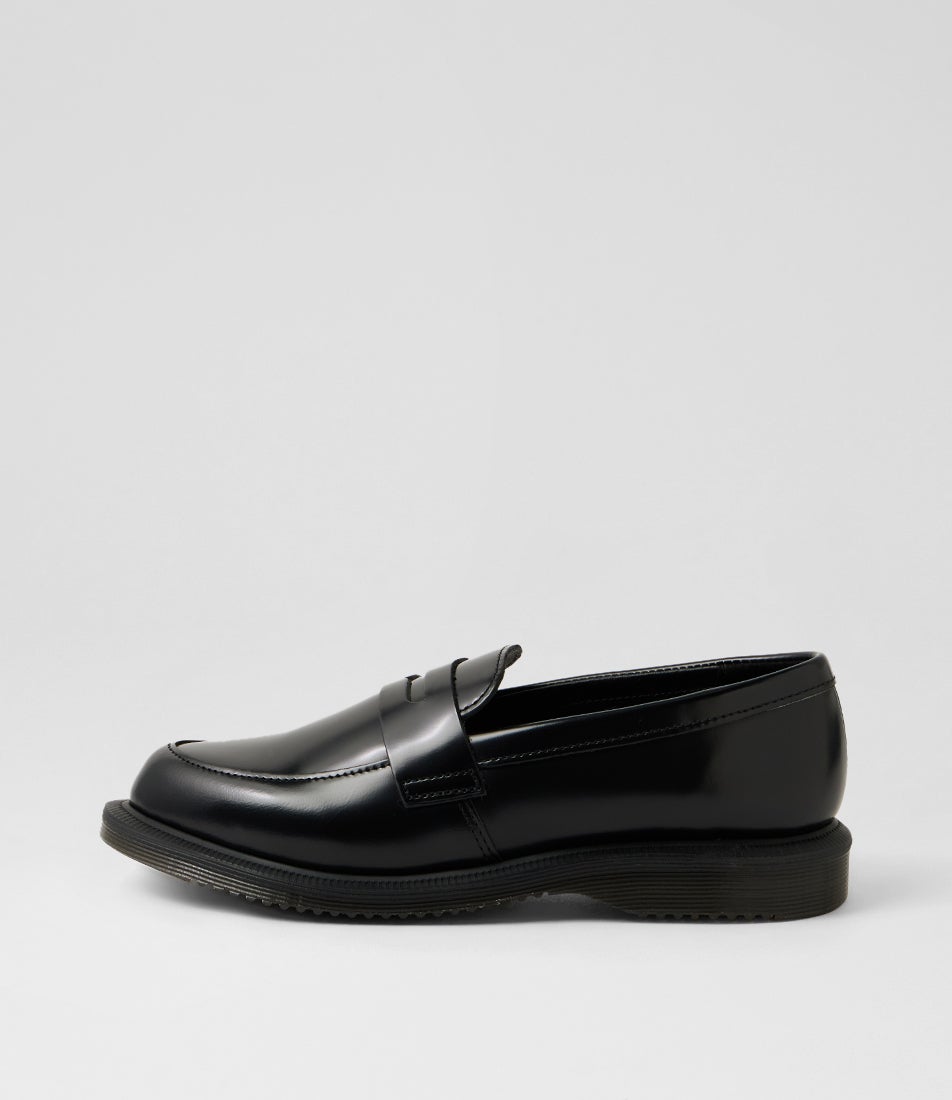 Temara Black Polished  Loafers