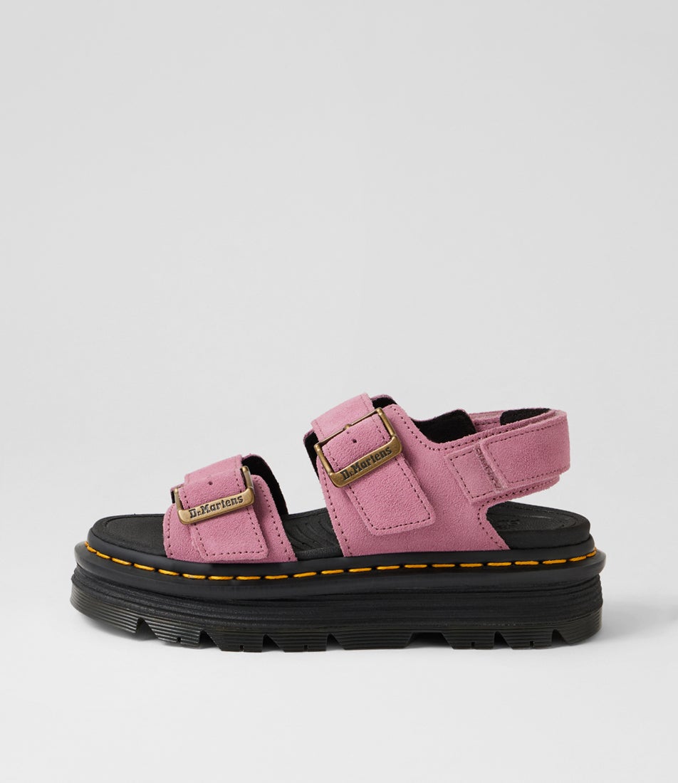 Zebzag Sandal Dusty Rose Suede Sandals