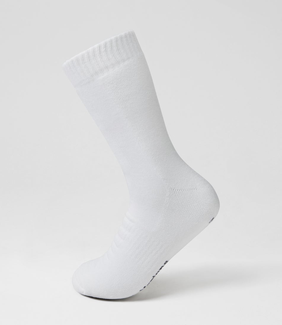 Double Doc White Organic Cotton Socks