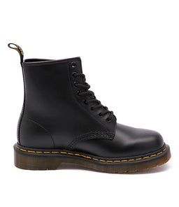 1460 8 EYE BOOT BLACK SMOOTH LEATHER