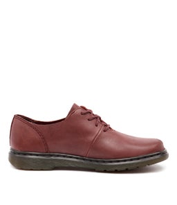 LORRIE LACE SHOE DEEP RED POLISH OIL LEATHER