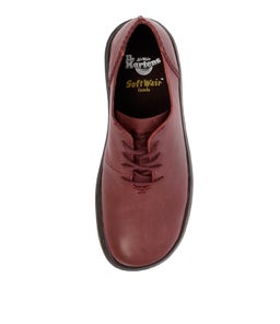 LORRIE LACE SHOE DEEP RED POLISH OIL LEATHER