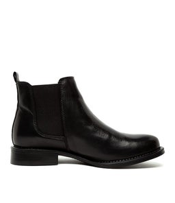 VERA W BLACK LEATHER