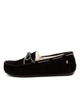 AMITY DK BLACK SHEEPSKIN