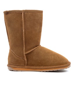 WALLABY LO JNR CHESTNUT SUEDE